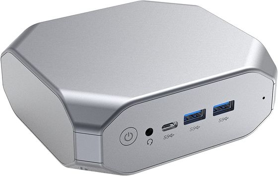 SSD de Ubuntu 8GB RAM 128GB do PC do APU Linux de 4K AMD Ryzen A9 9400 mini