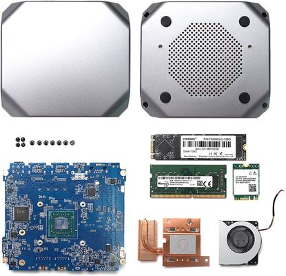 SSD de Ubuntu 8GB RAM 128GB do PC do APU Linux de 4K AMD Ryzen A9 9400 mini