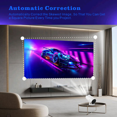 Tamanho de projeção 20-200 polegadas Projector 4K HD com LED de fonte de luz de áudio