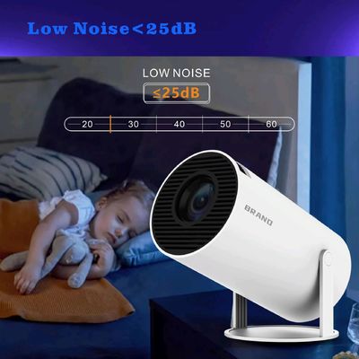 2.69 polegadas LCD TFT Display 4K HD Projector com Quad-core ARM Cortex-A53 CPU e 1G RAM