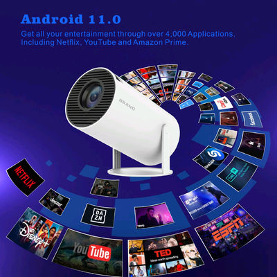 1G Buffer Memory Full HD LCD Projector com CPU Quad-core ARM Cortex-A53